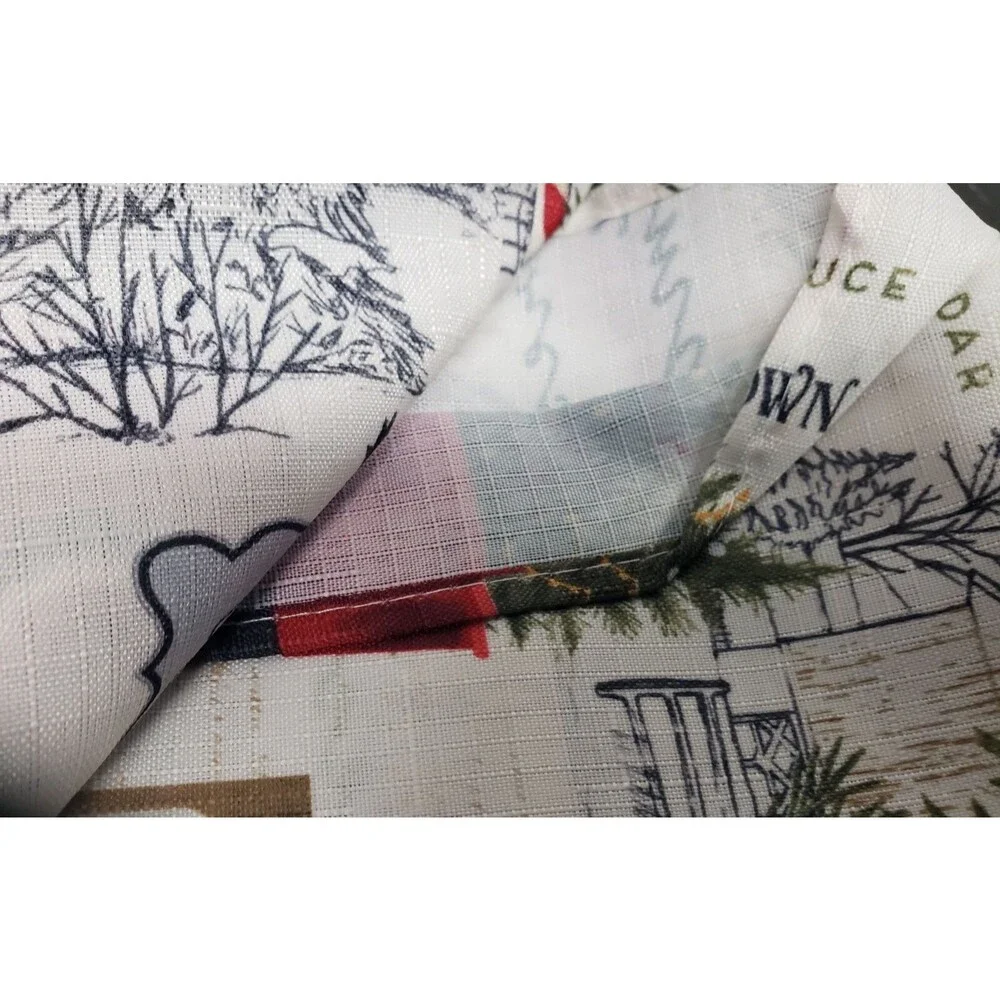 Printed Fabric Tablecloth, 70